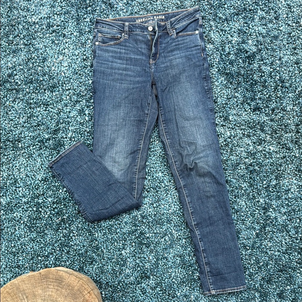 American Eagle Outfitters Denim Skinny Jeans. Size 10 extra long